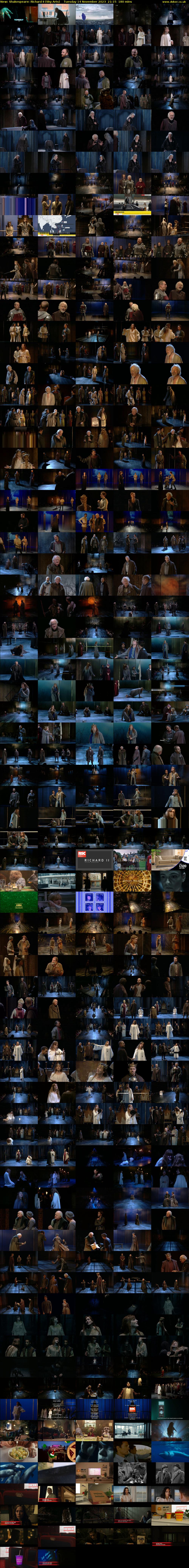 Shakespeare: Richard II (Sky Arts) Tuesday 14 November 2023 21:15 - 00:15