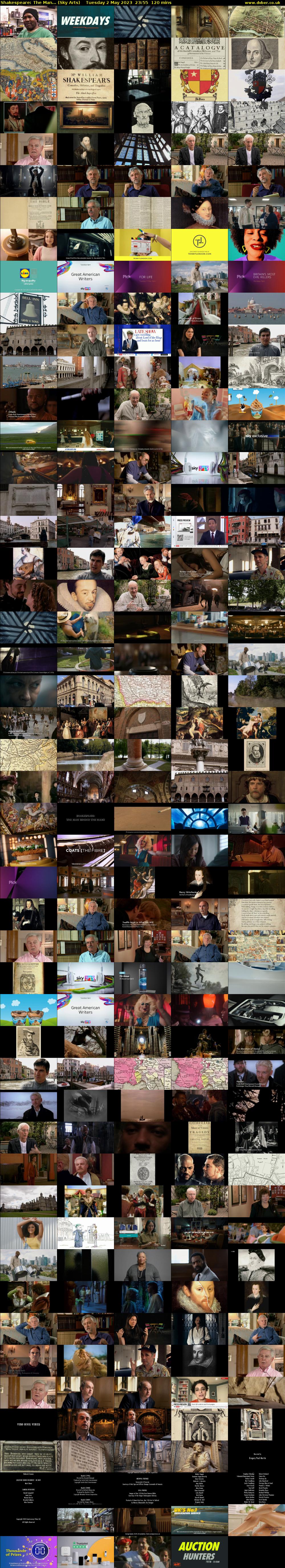 Shakespeare: The Man... (Sky Arts) Tuesday 2 May 2023 23:55 - 01:55