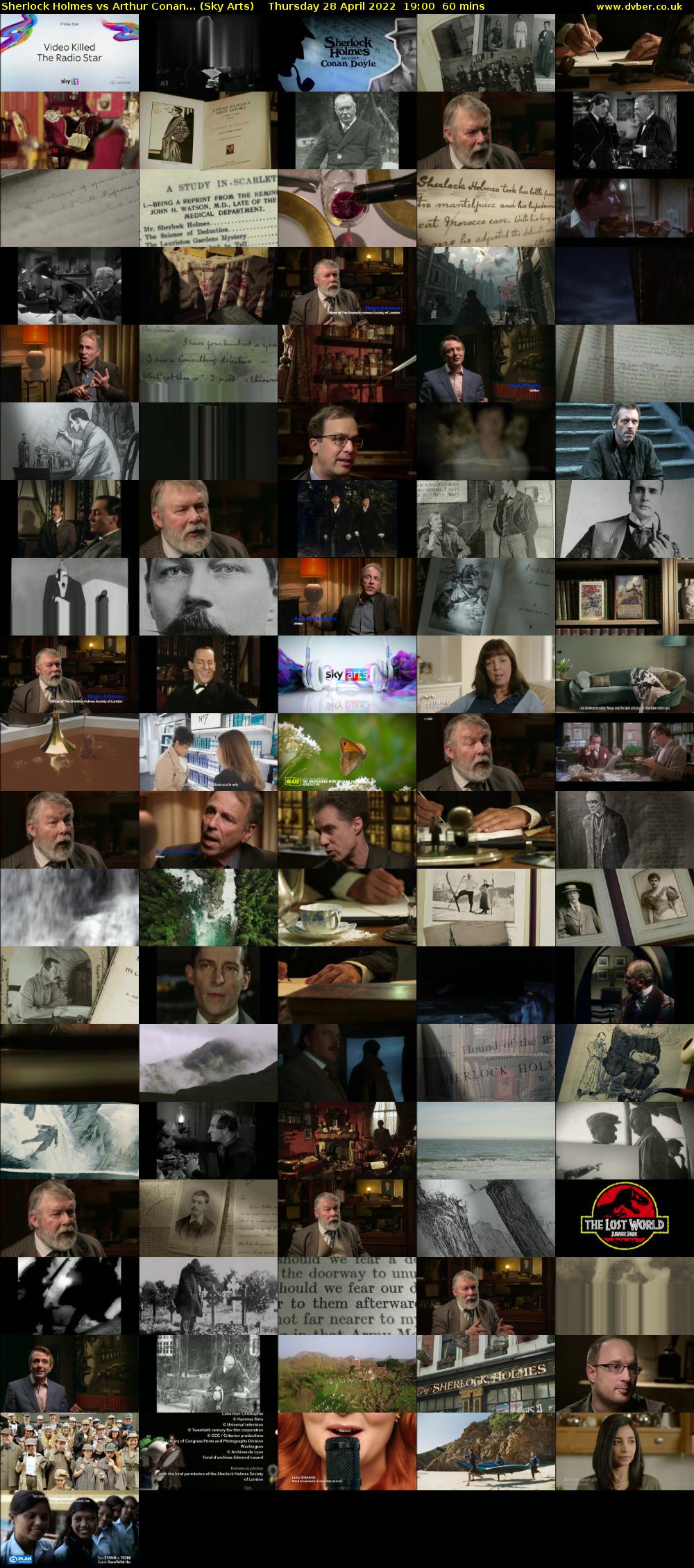 Sherlock Holmes vs Arthur Conan... (Sky Arts) Thursday 28 April 2022 19:00 - 20:00