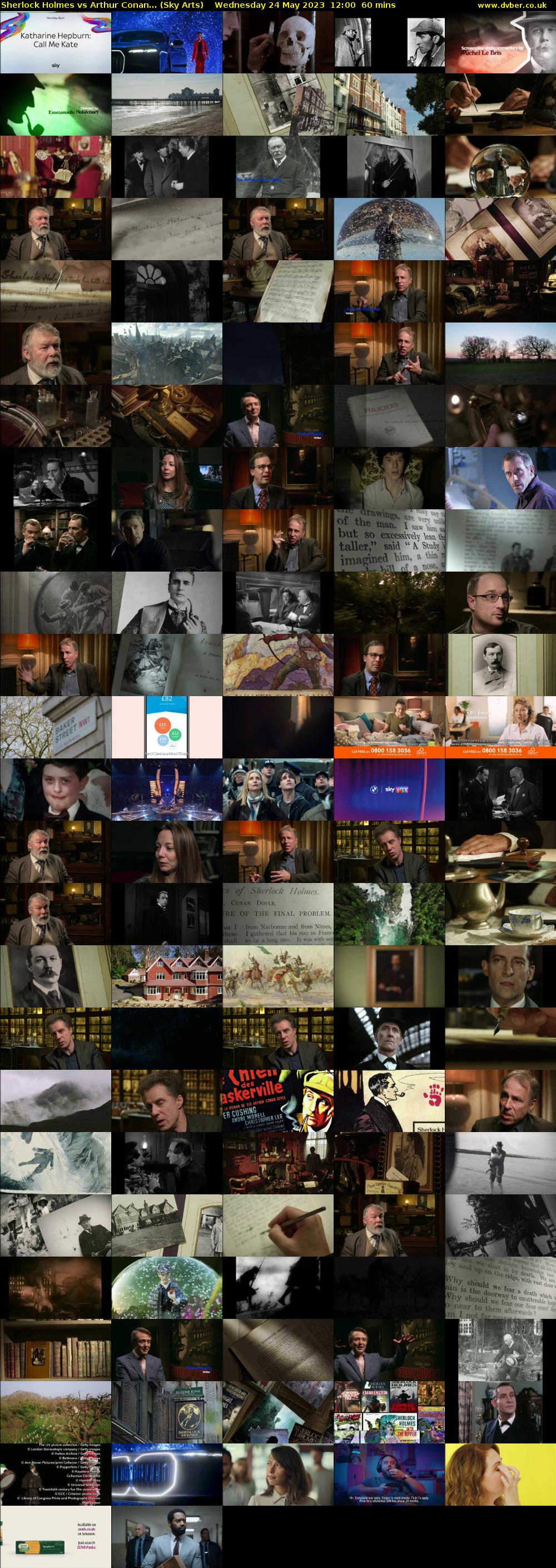 Sherlock Holmes vs Arthur Conan... (Sky Arts) Wednesday 24 May 2023 12:00 - 13:00