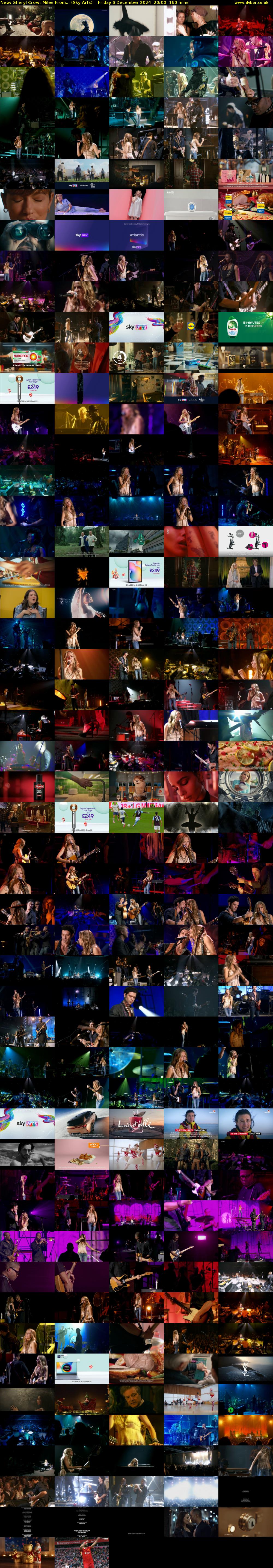 Sheryl Crow: Miles From... (Sky Arts) Friday 6 December 2024 20:00 - 22:40