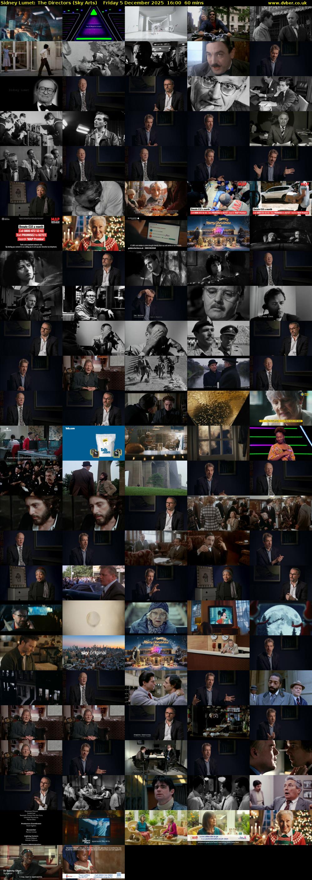 Sidney Lumet: The Directors (Sky Arts) Friday 5 December 2025 16:00 - 17:00