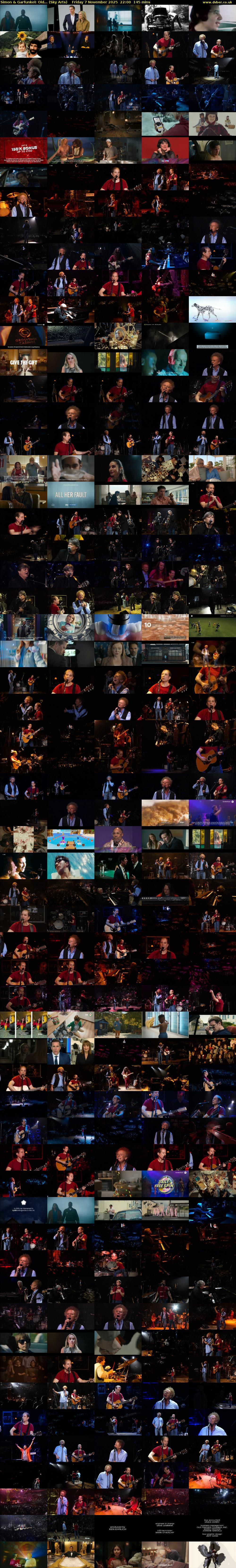 Simon & Garfunkel: Old... (Sky Arts) Friday 7 November 2025 22:00 - 00:25
