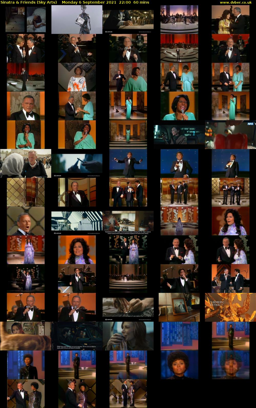 Sinatra & Friends (Sky Arts) Monday 6 September 2021 23:00 - 00:00