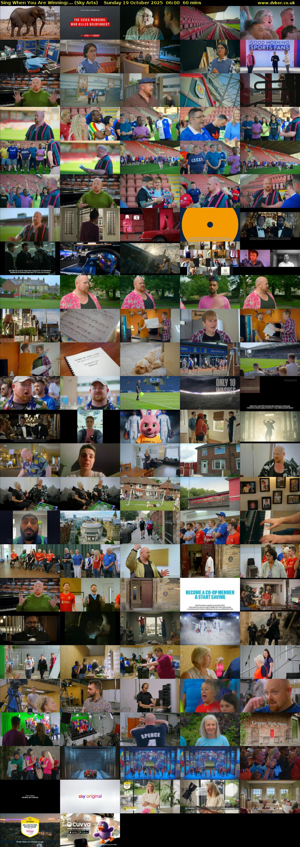 Sing When You Are Winning:... (Sky Arts) Sunday 19 October 2025 06:00 - 07:00