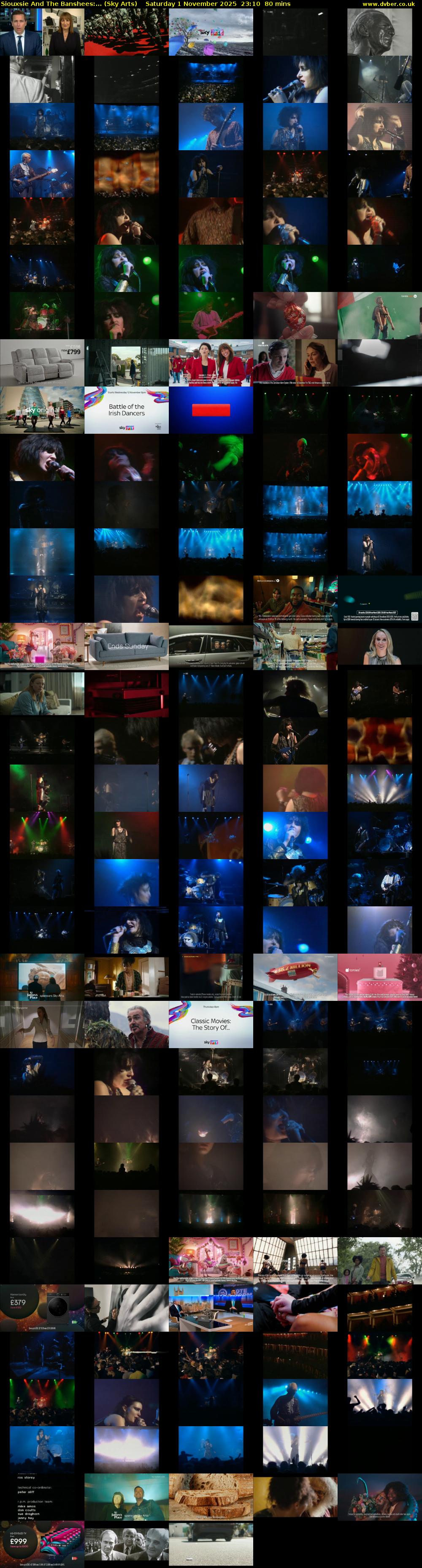 Siouxsie And The Banshees:... (Sky Arts) Saturday 1 November 2025 23:10 - 00:30