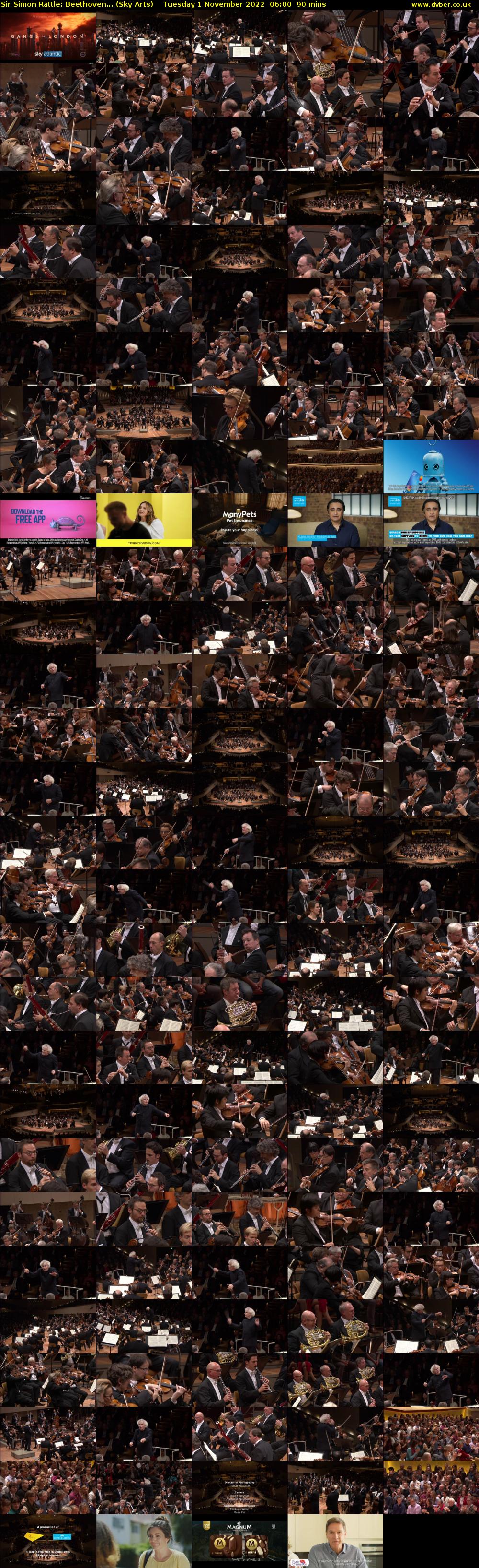 Sir Simon Rattle: Beethoven... (Sky Arts) Tuesday 1 November 2022 06:00 - 07:30