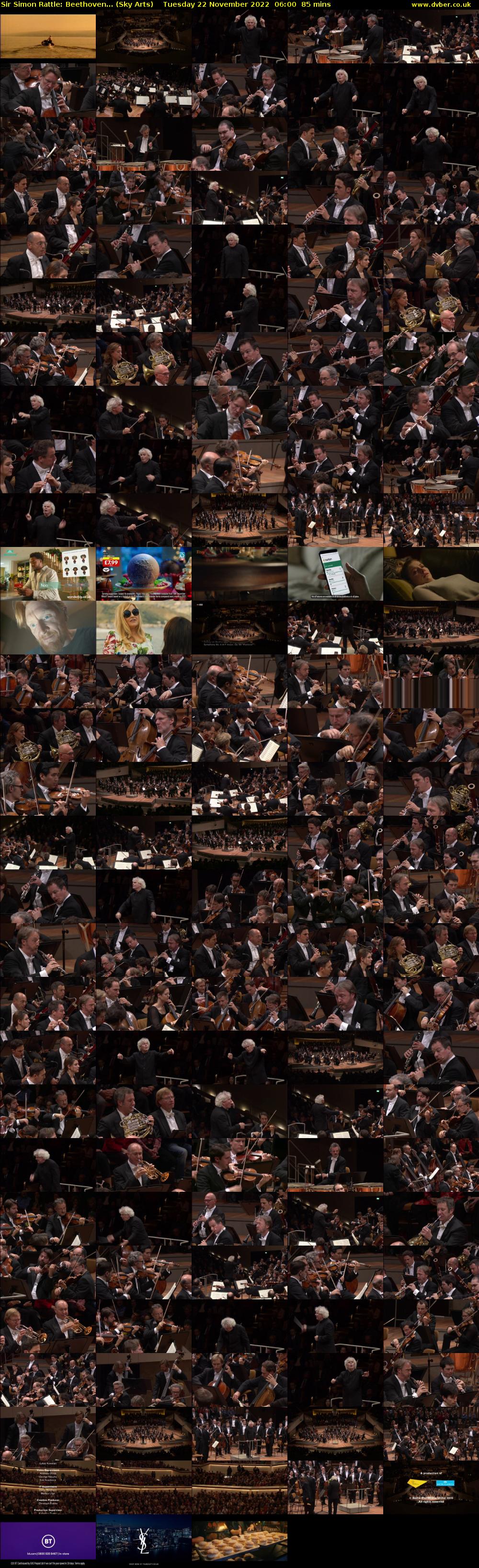 Sir Simon Rattle: Beethoven... (Sky Arts) Tuesday 22 November 2022 06:00 - 07:25