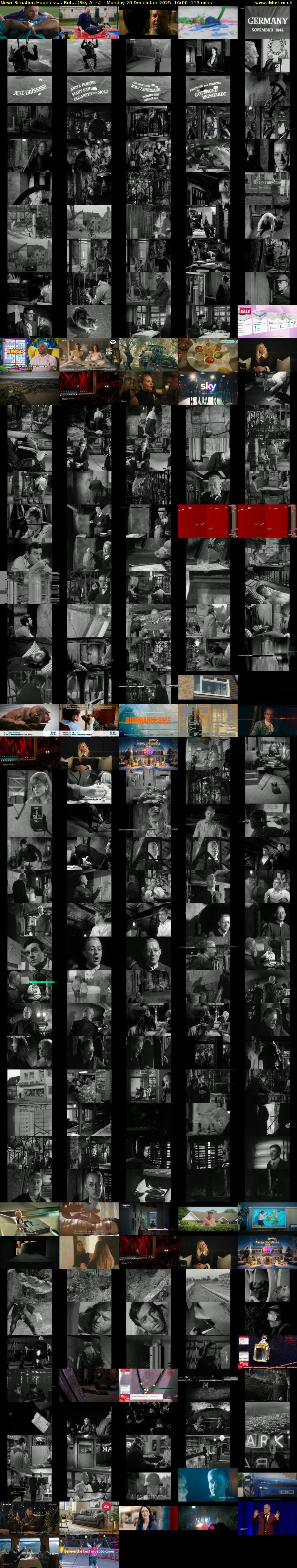 Situation Hopeless... But... (Sky Arts) Monday 29 December 2025 16:00 - 17:55