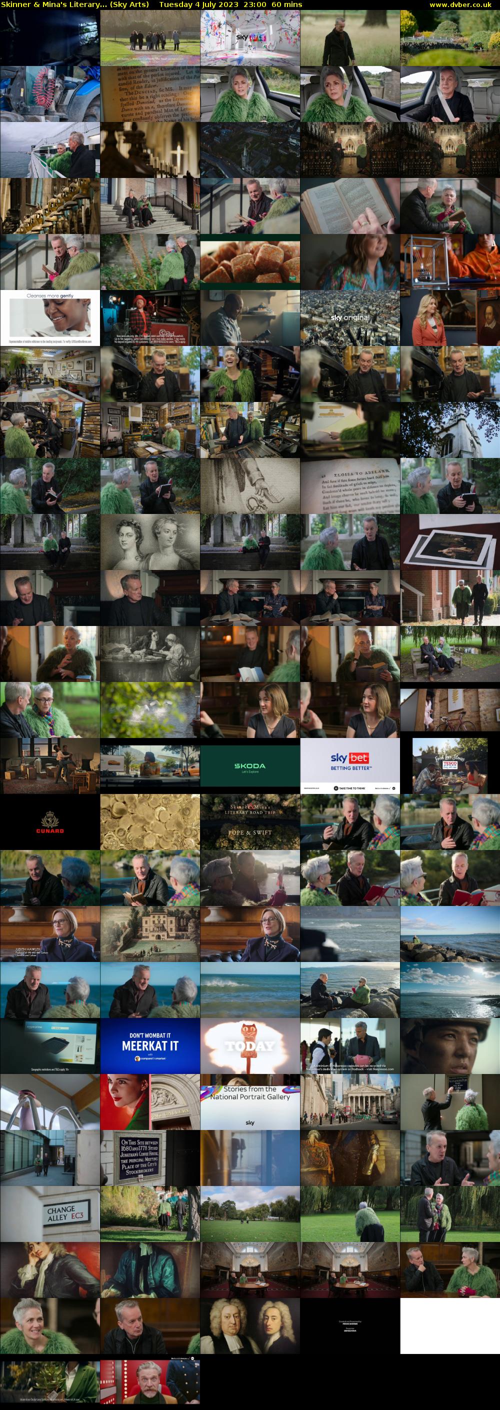 Skinner & Mina's Literary... (Sky Arts) Tuesday 4 July 2023 23:00 - 00:00