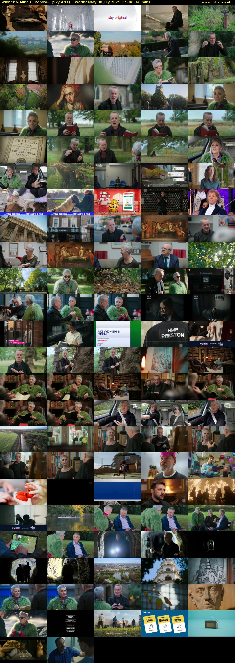 Skinner & Mina's Literary... (Sky Arts) Wednesday 30 July 2025 15:00 - 16:00