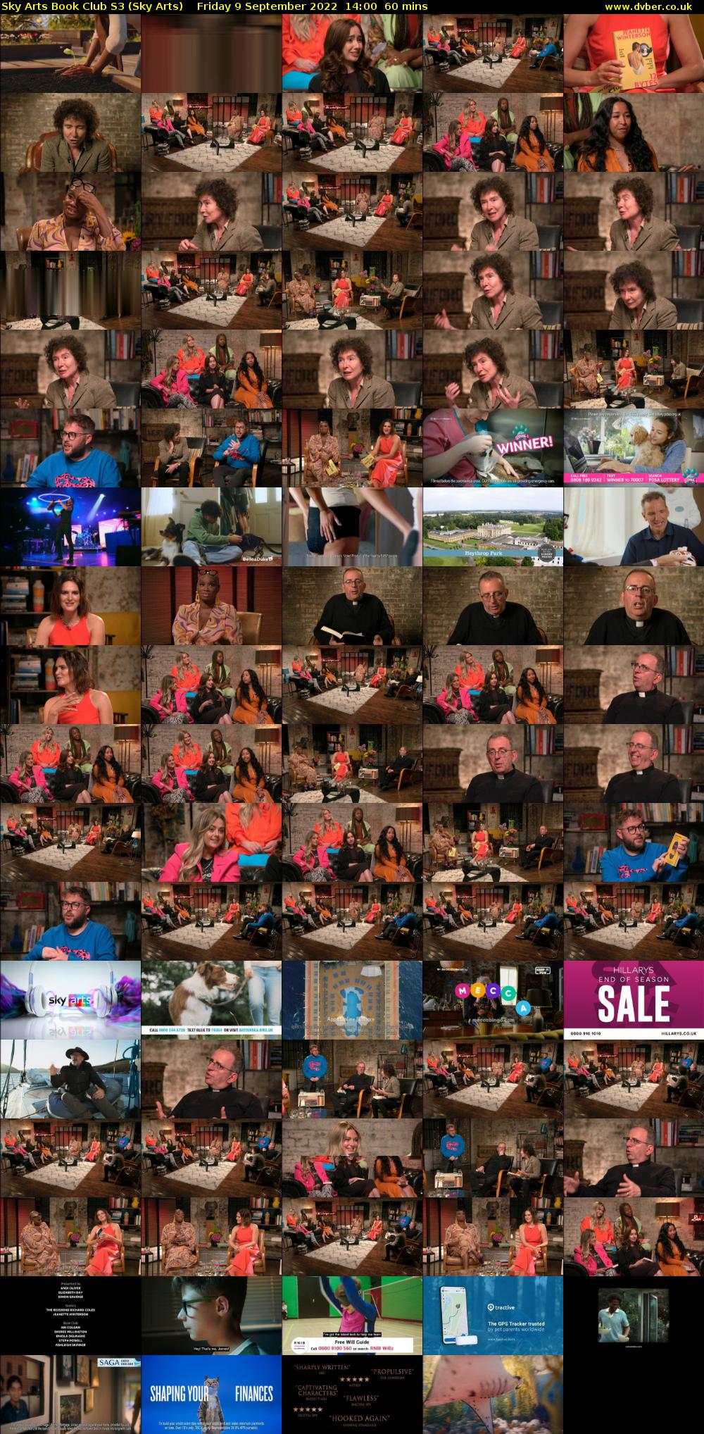 Sky Arts Book Club S3 (Sky Arts) Friday 9 September 2022 14:00 - 15:00