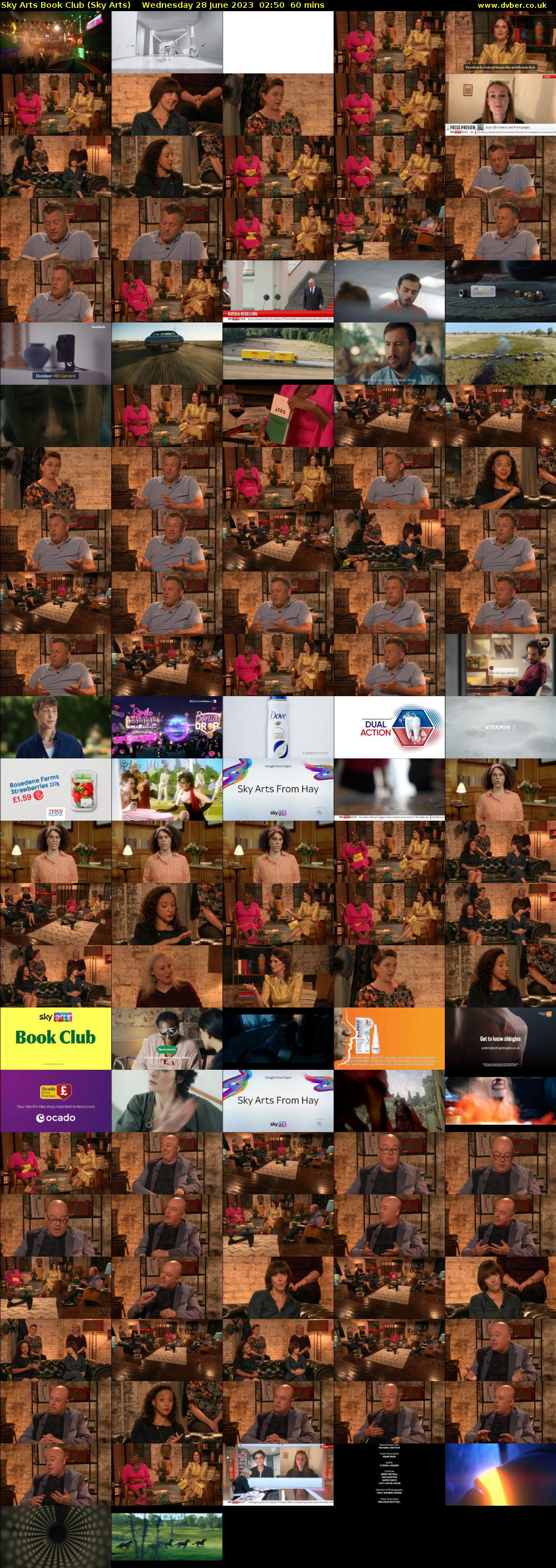 Sky Arts Book Club (Sky Arts) Wednesday 28 June 2023 02:50 - 03:50
