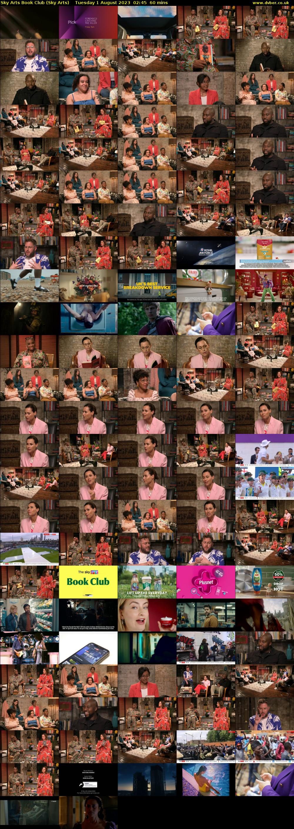 Sky Arts Book Club (Sky Arts) Tuesday 1 August 2023 02:45 - 03:45