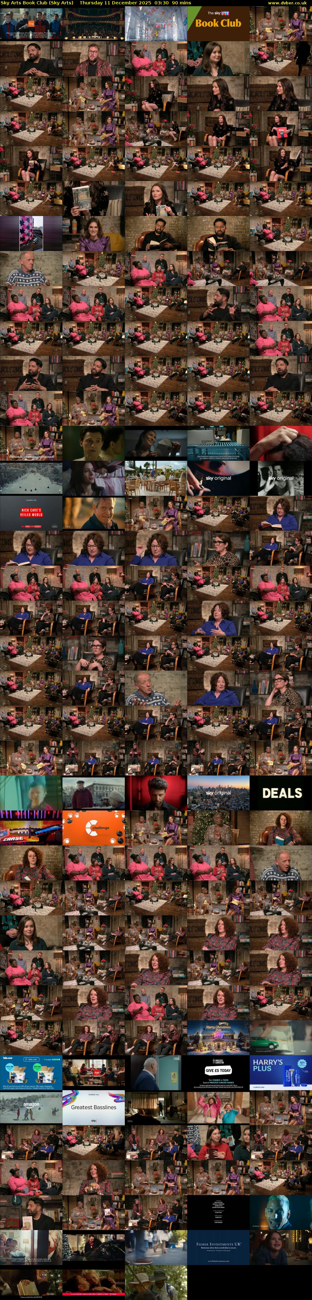 Sky Arts Book Club (Sky Arts) Thursday 11 December 2025 03:30 - 05:00