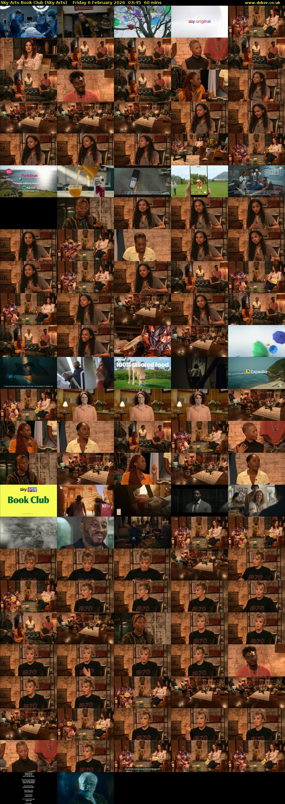 Sky Arts Book Club (Sky Arts) Friday 6 February 2026 03:45 - 04:45