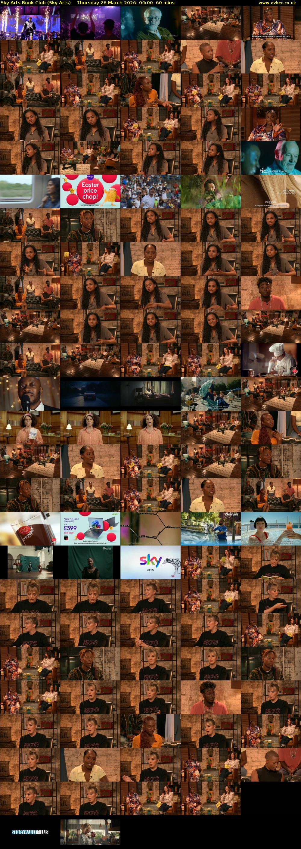 Sky Arts Book Club (Sky Arts) Thursday 26 March 2026 04:00 - 05:00