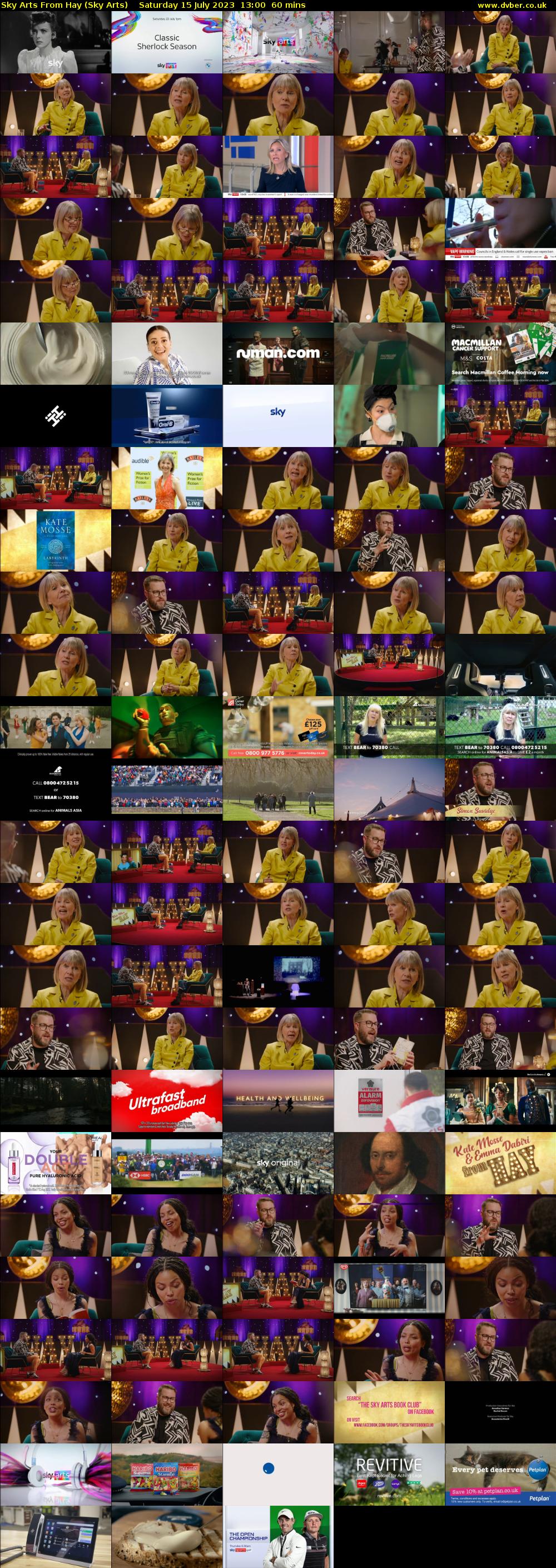 Sky Arts From Hay (Sky Arts) Saturday 15 July 2023 13:00 - 14:00