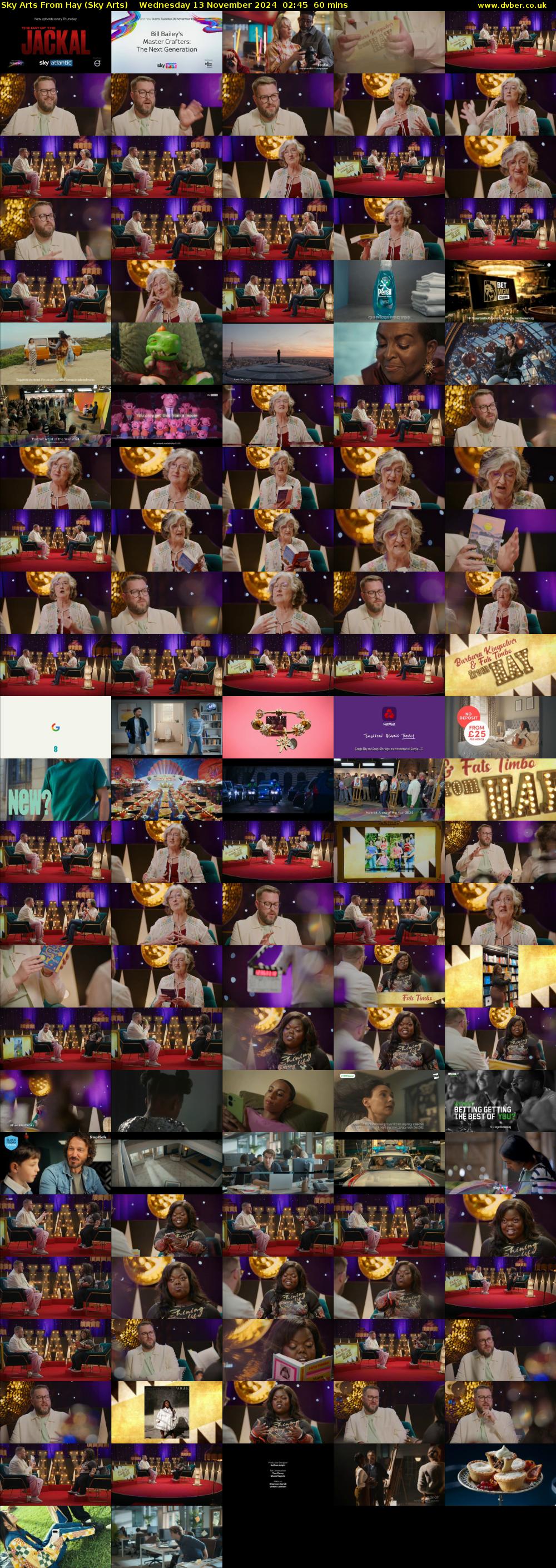 Sky Arts From Hay (Sky Arts) Wednesday 13 November 2024 02:45 - 03:45