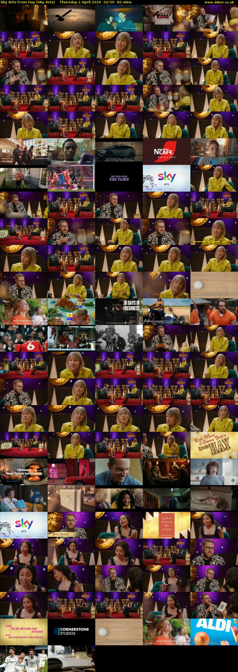 Sky Arts From Hay (Sky Arts) Thursday 2 April 2026 02:50 - 03:50