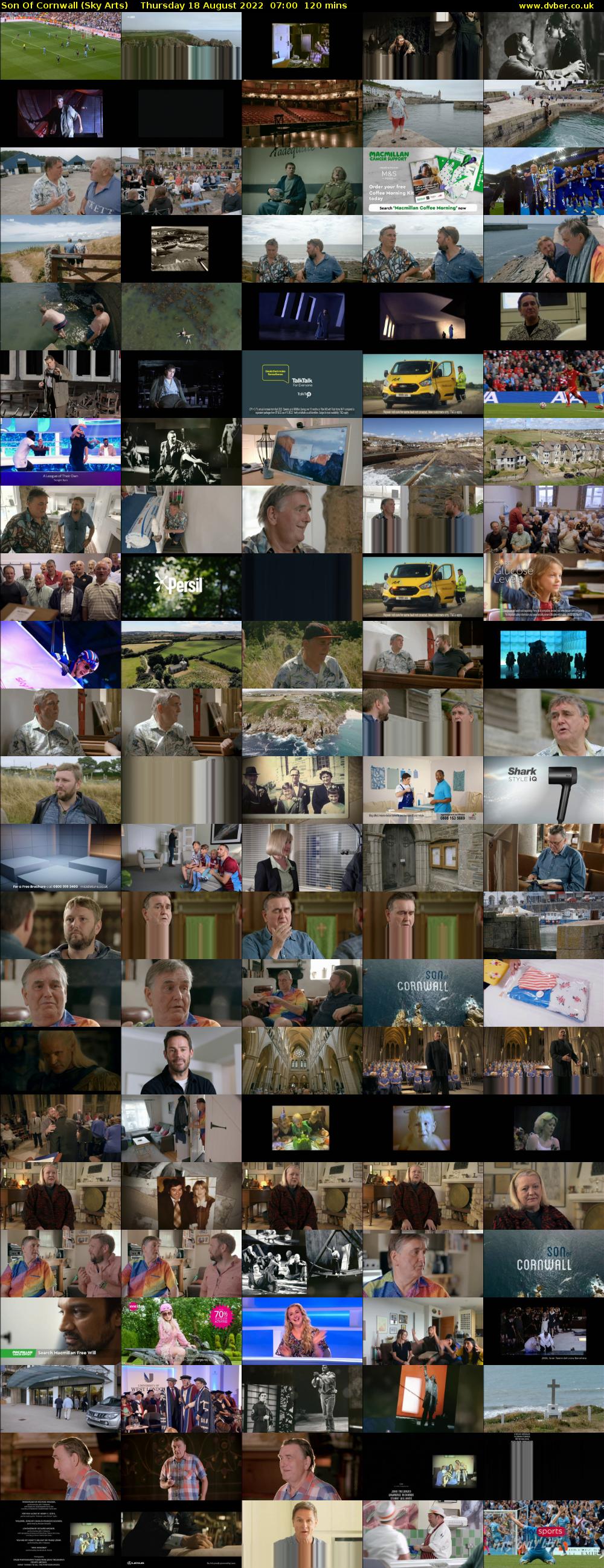 Son Of Cornwall (Sky Arts) Thursday 18 August 2022 07:00 - 09:00