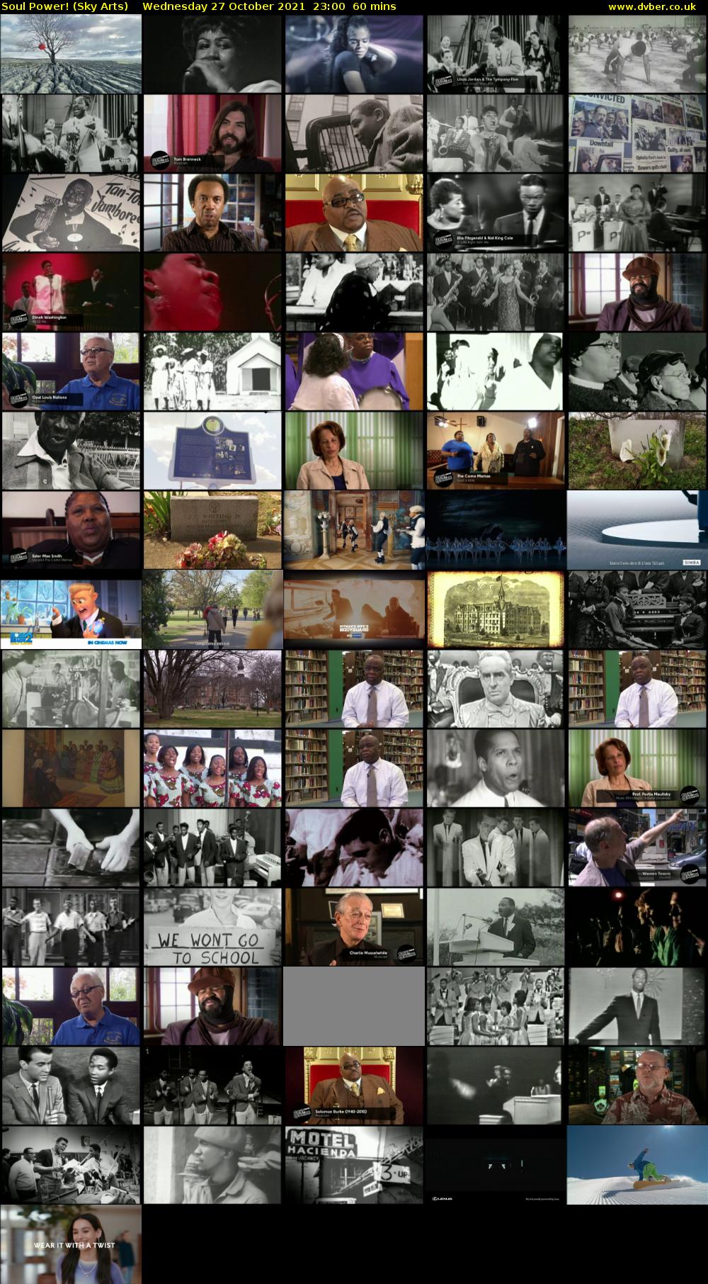 Soul Power! (Sky Arts) Wednesday 27 October 2021 23:00 - 00:00