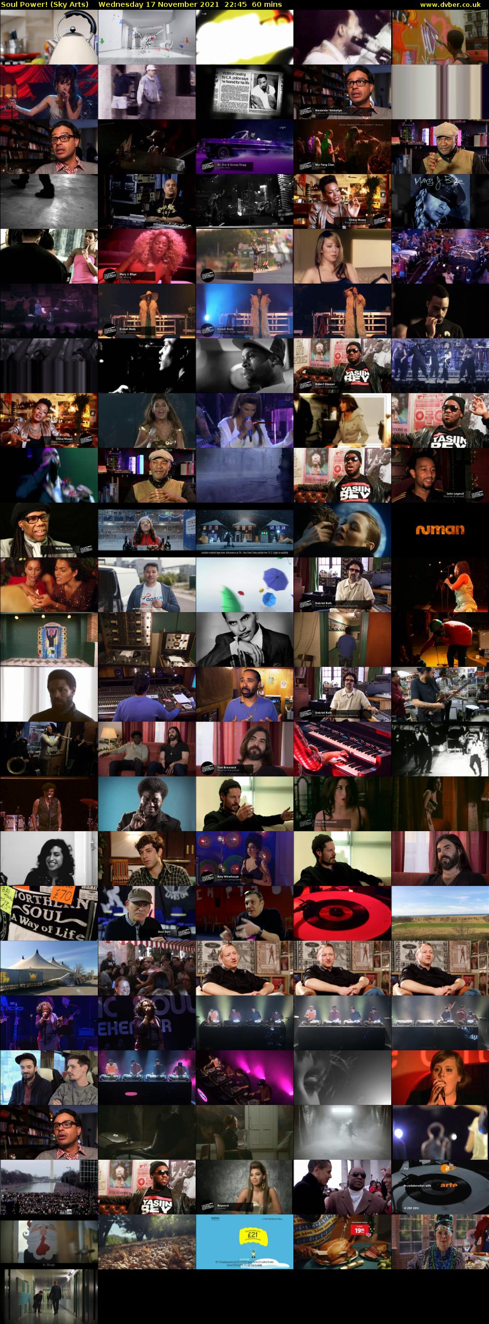 Soul Power! (Sky Arts) Wednesday 17 November 2021 22:45 - 23:45