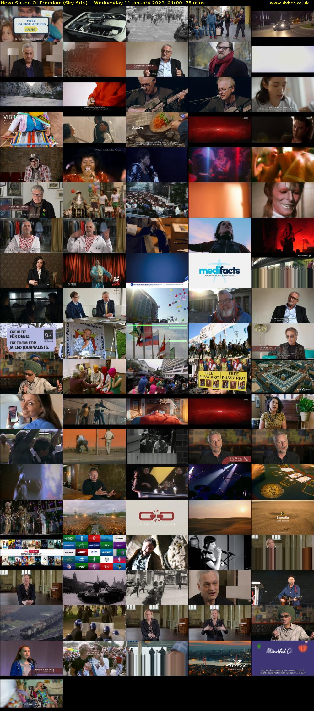 Sound Of Freedom (Sky Arts) Wednesday 11 January 2023 21:00 - 22:15