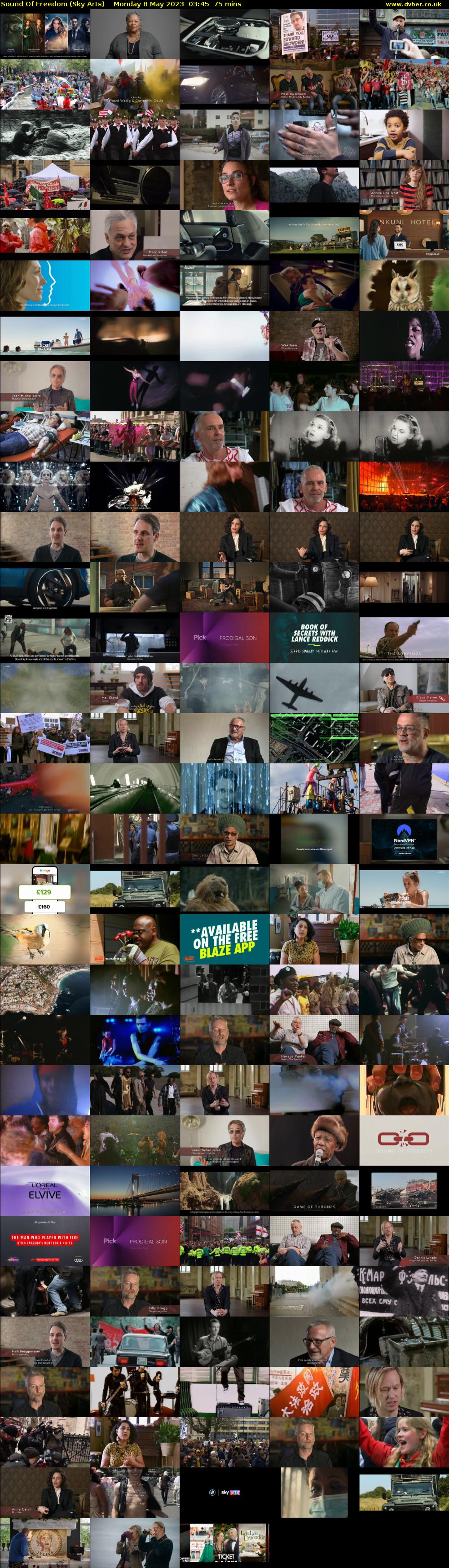Sound Of Freedom (Sky Arts) Monday 8 May 2023 03:45 - 05:00