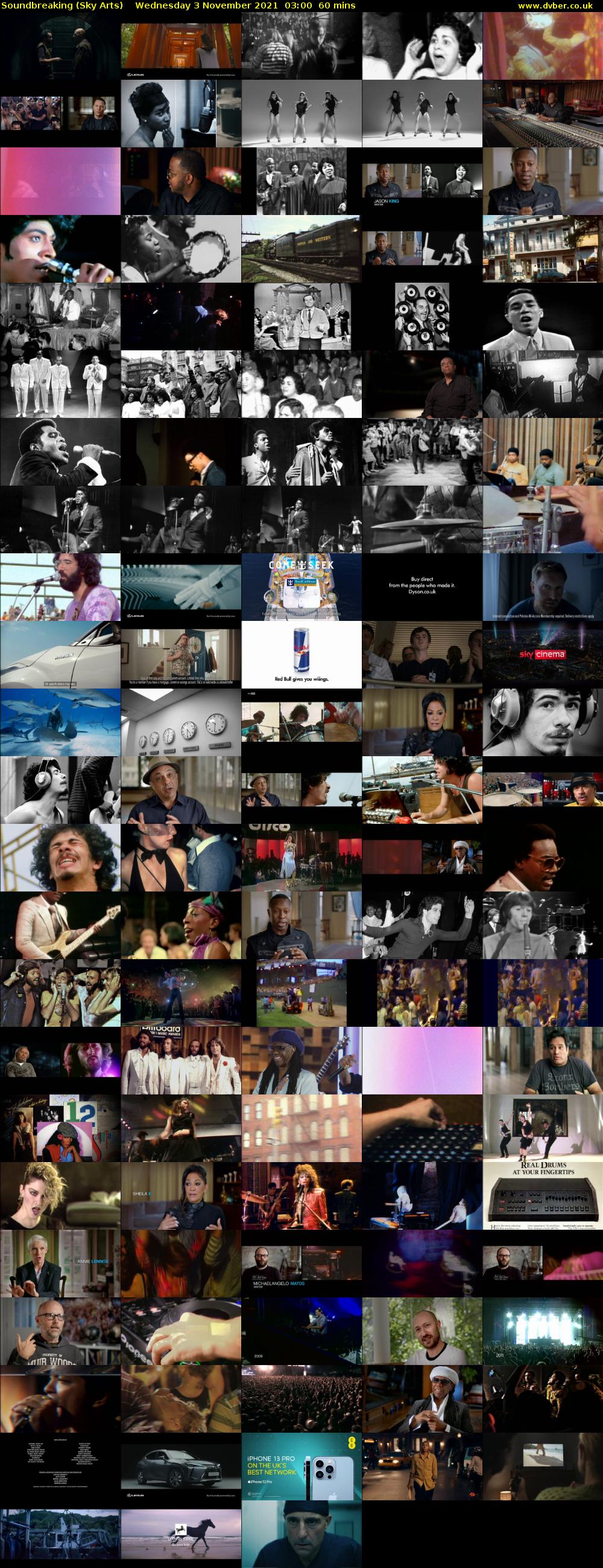 Soundbreaking (Sky Arts) Wednesday 3 November 2021 03:00 - 04:00