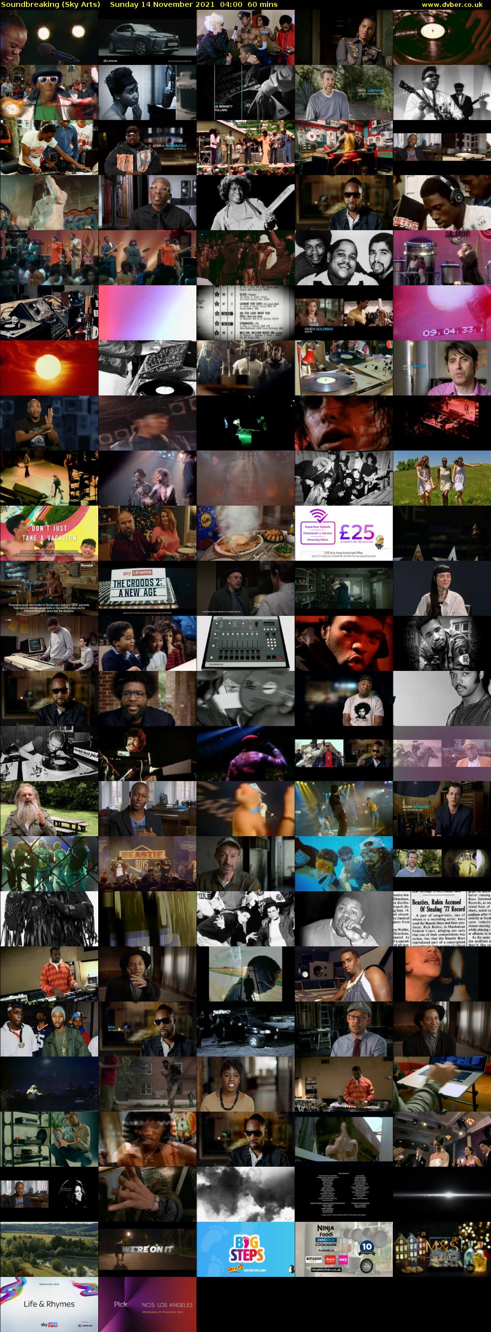 Soundbreaking (Sky Arts) Sunday 14 November 2021 04:00 - 05:00