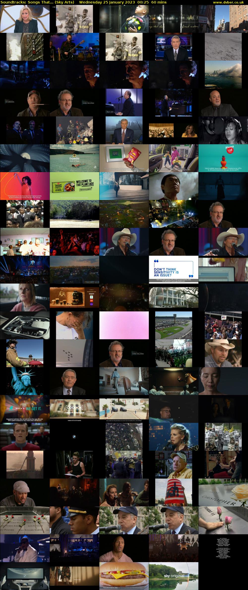 Soundtracks: Songs That... (Sky Arts) Wednesday 25 January 2023 00:25 - 01:25