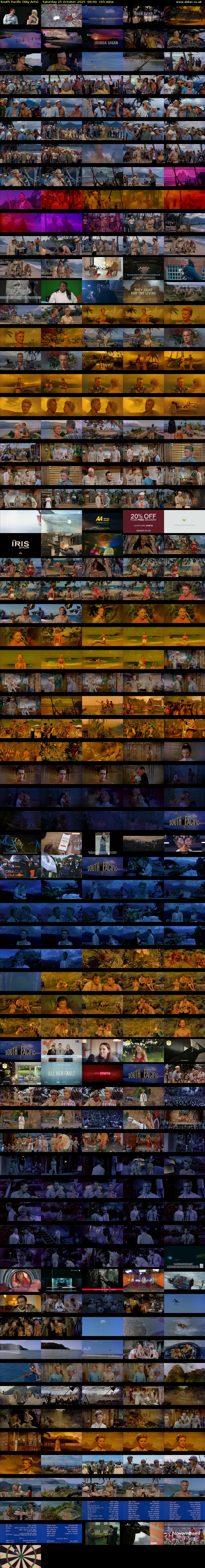 South Pacific (Sky Arts) Saturday 25 October 2025 06:00 - 08:45