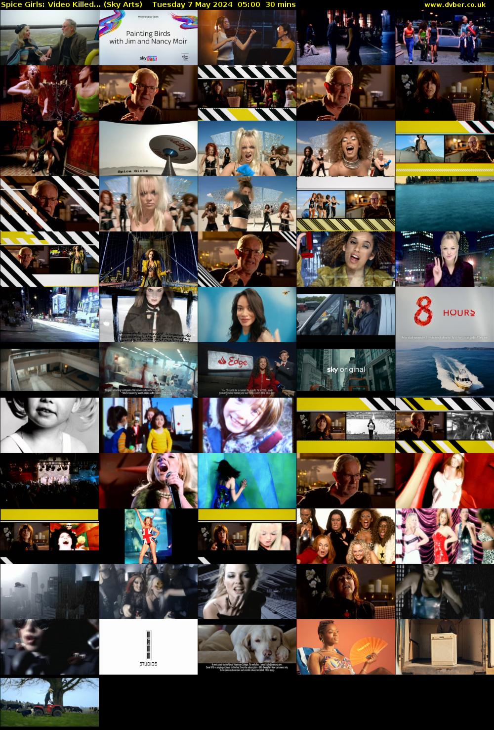 Spice Girls: Video Killed... (Sky Arts) Tuesday 7 May 2024 05:00 - 05:30
