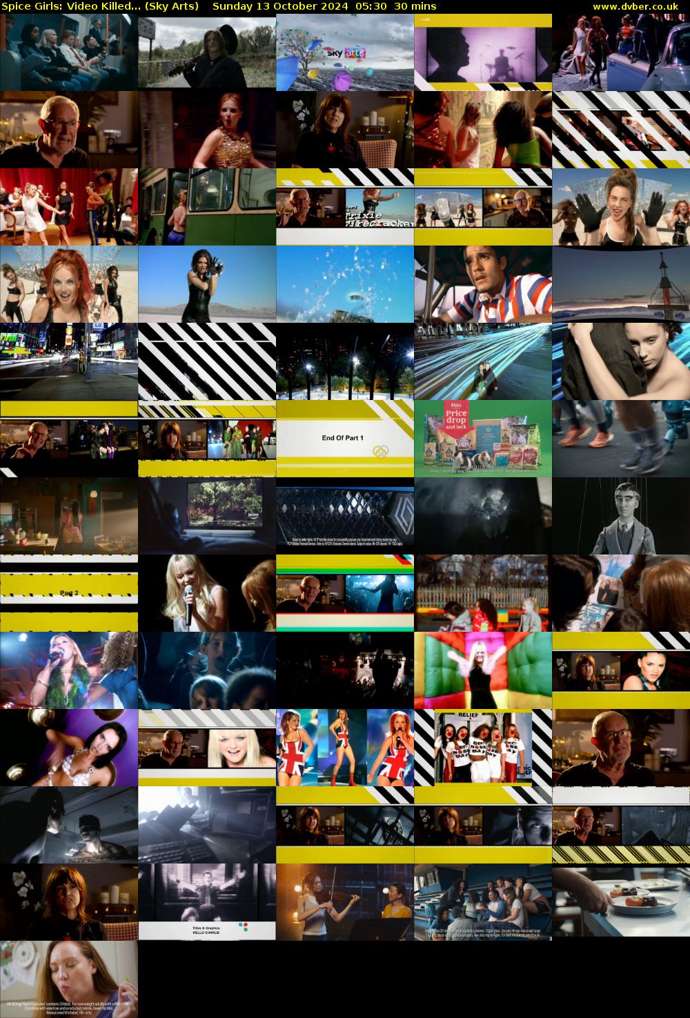 Spice Girls: Video Killed... (Sky Arts) Sunday 13 October 2024 05:30 - 06:00