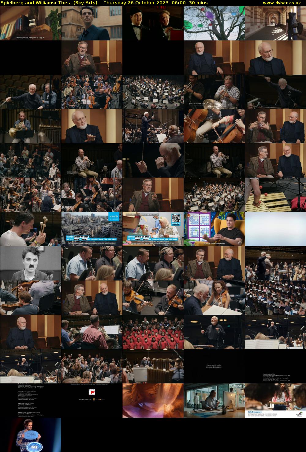 Spielberg and Williams: The... (Sky Arts) Thursday 26 October 2023 06:00 - 06:30