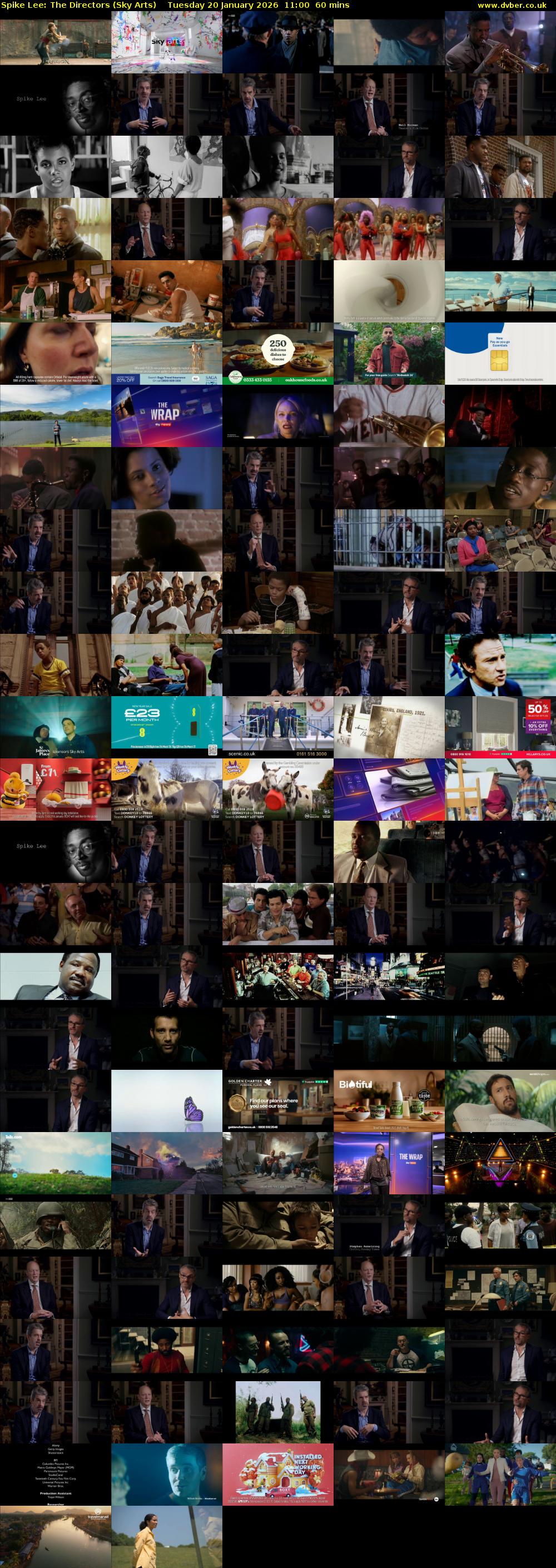 Spike Lee: The Directors (Sky Arts) Tuesday 20 January 2026 11:00 - 12:00