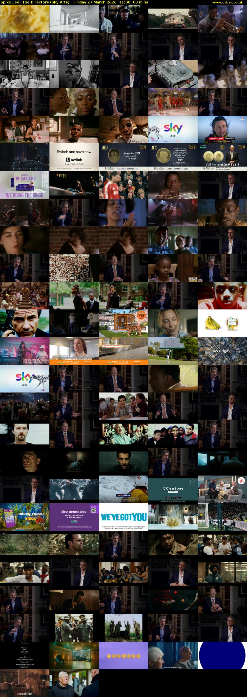 Spike Lee: The Directors (Sky Arts) Friday 27 March 2026 11:00 - 12:00