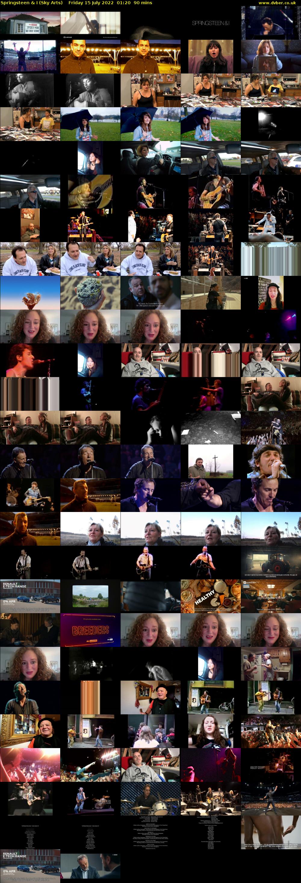 Springsteen & I (Sky Arts) Friday 15 July 2022 01:20 - 02:50