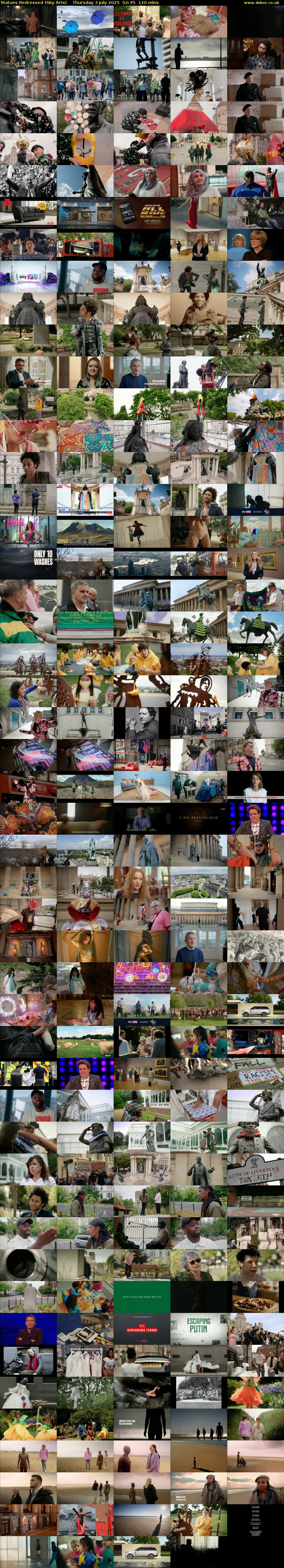 Statues Redressed (Sky Arts) Thursday 3 July 2025 02:45 - 04:45