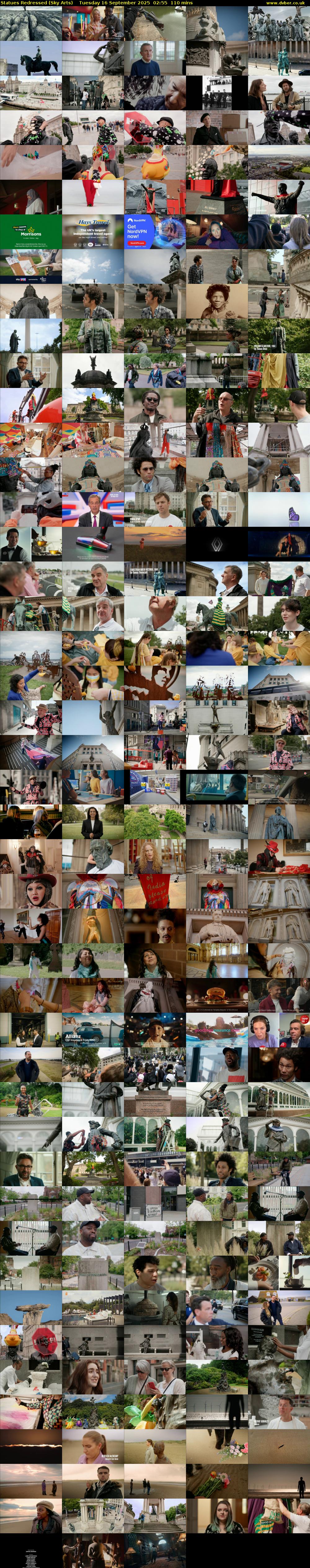 Statues Redressed (Sky Arts) Tuesday 16 September 2025 02:55 - 04:45