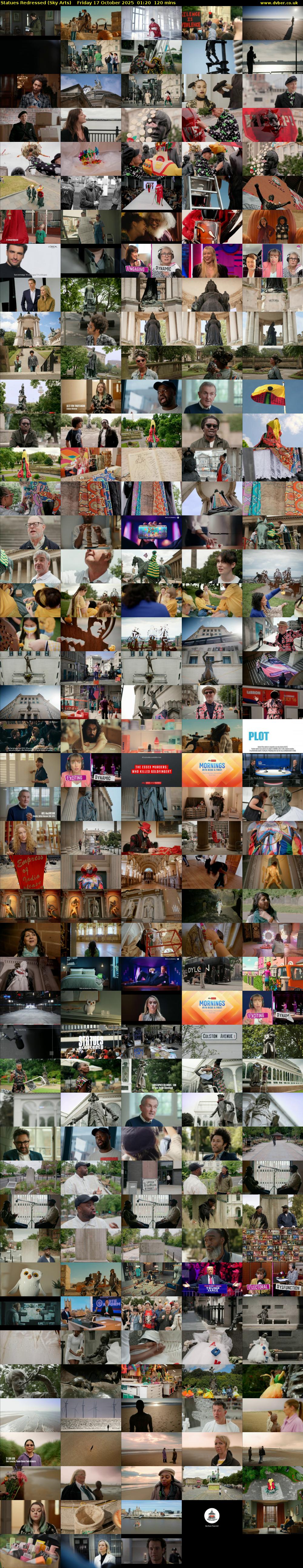 Statues Redressed (Sky Arts) Friday 17 October 2025 01:20 - 03:20