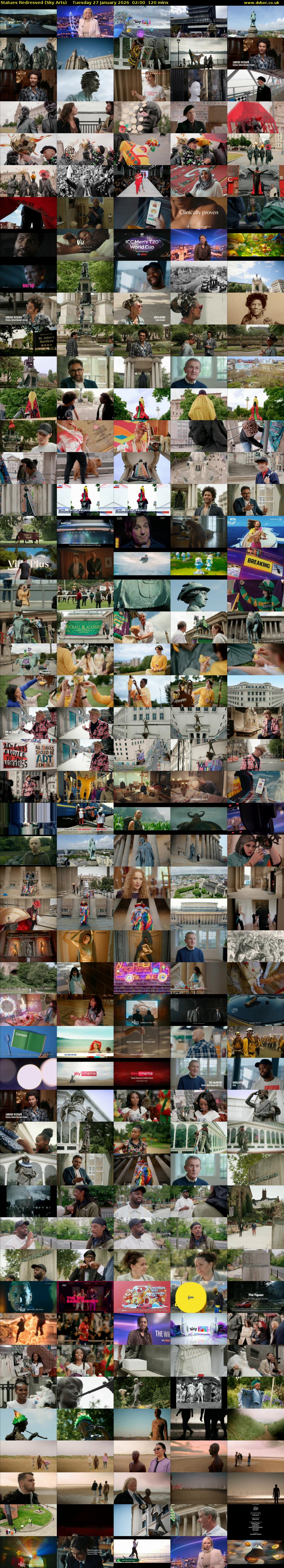 Statues Redressed (Sky Arts) Tuesday 27 January 2026 02:00 - 04:00