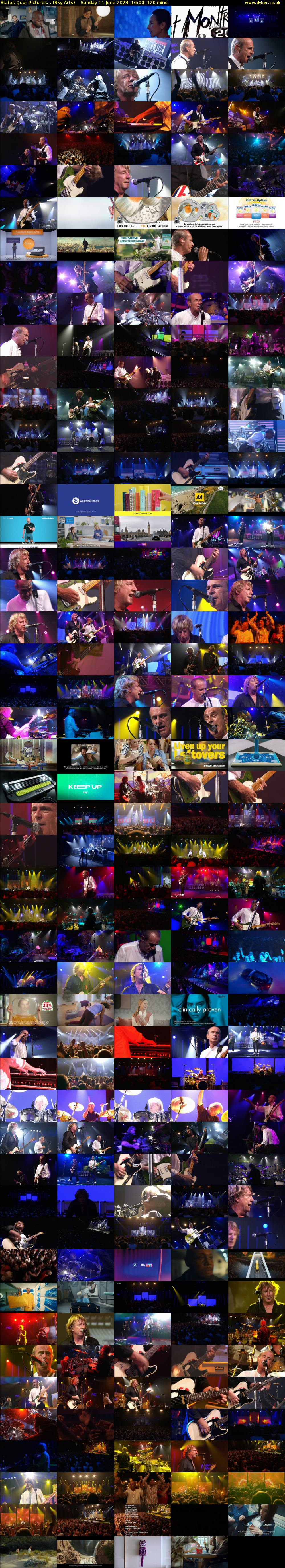 Status Quo: Pictures... (Sky Arts) Sunday 11 June 2023 16:00 - 18:00