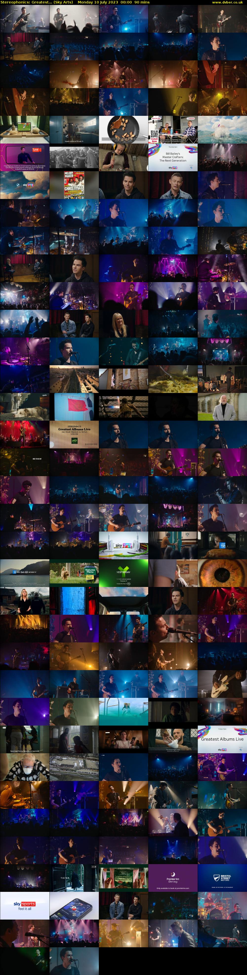 Stereophonics: Greatest... (Sky Arts) Monday 10 July 2023 00:00 - 01:30