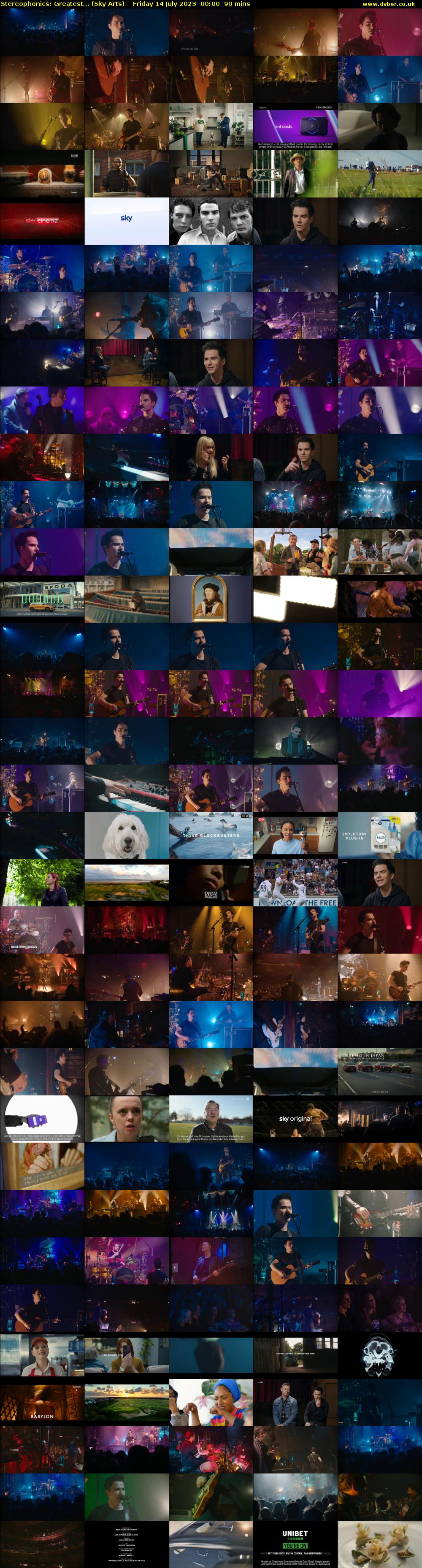 Stereophonics: Greatest... (Sky Arts) Friday 14 July 2023 00:00 - 01:30