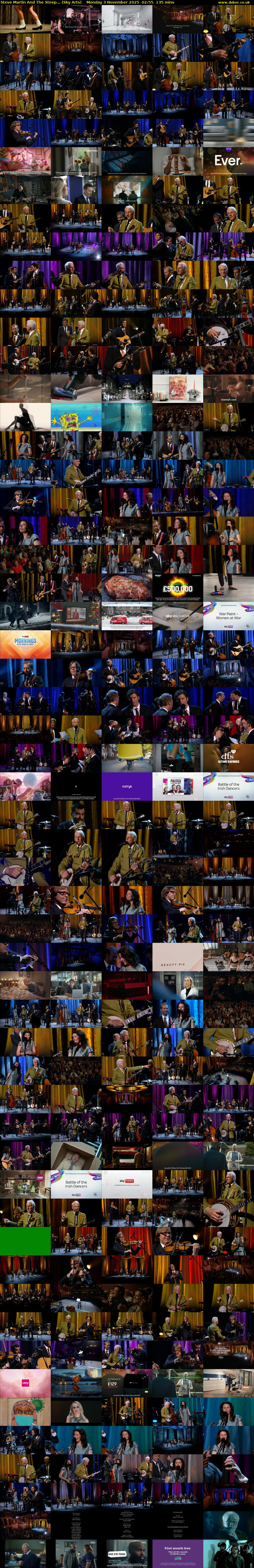 Steve Martin And The Steep... (Sky Arts) Monday 3 November 2025 02:55 - 05:10