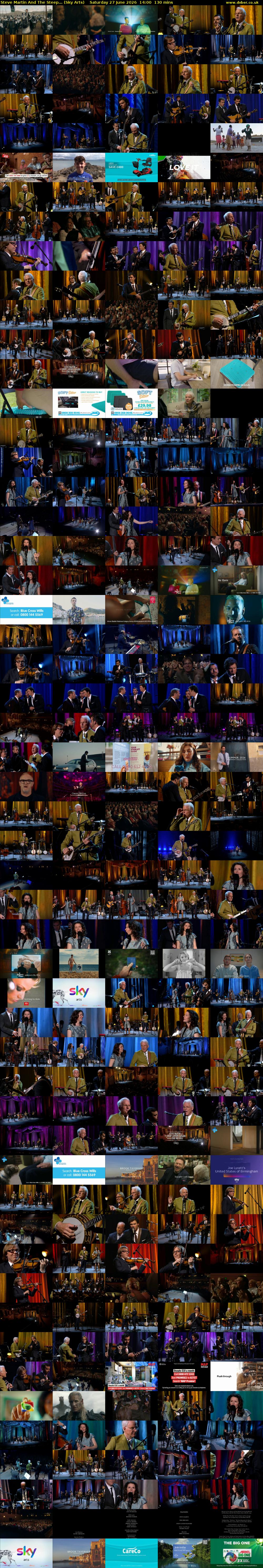 Steve Martin And The Steep... (Sky Arts) Saturday 27 June 2026 14:00 - 16:10