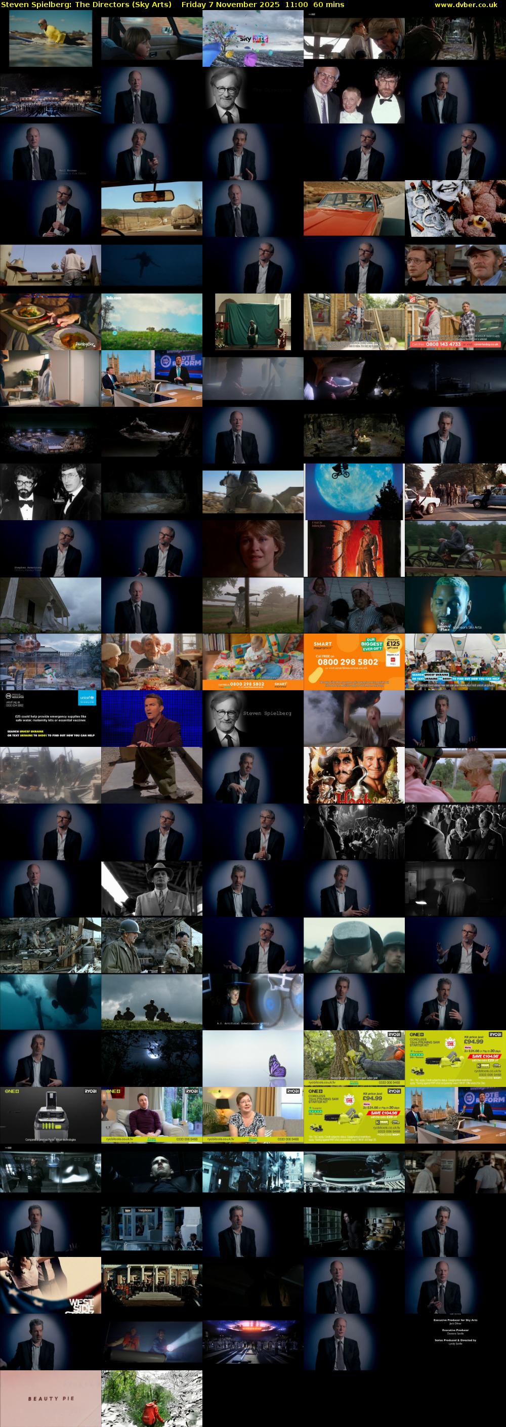 Steven Spielberg: The Directors (Sky Arts) Friday 7 November 2025 11:00 - 12:00