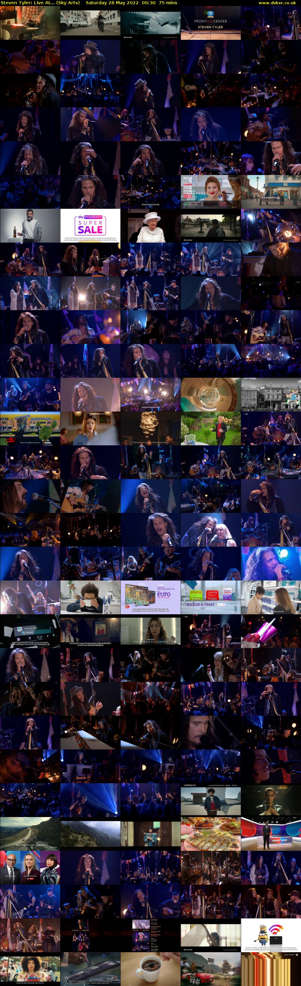 Steven Tyler: Live At... (Sky Arts) Saturday 28 May 2022 00:30 - 01:45